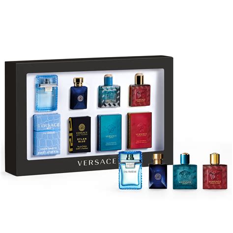 set men's versace perfume|Versace men's mini gift set.